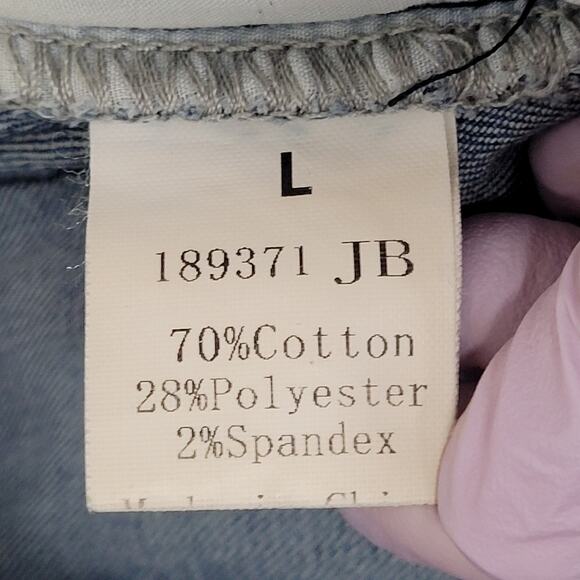 Vintage Y2K Flared Jeans Womens 3/4 28x32 Blue - Picture 7 of 16